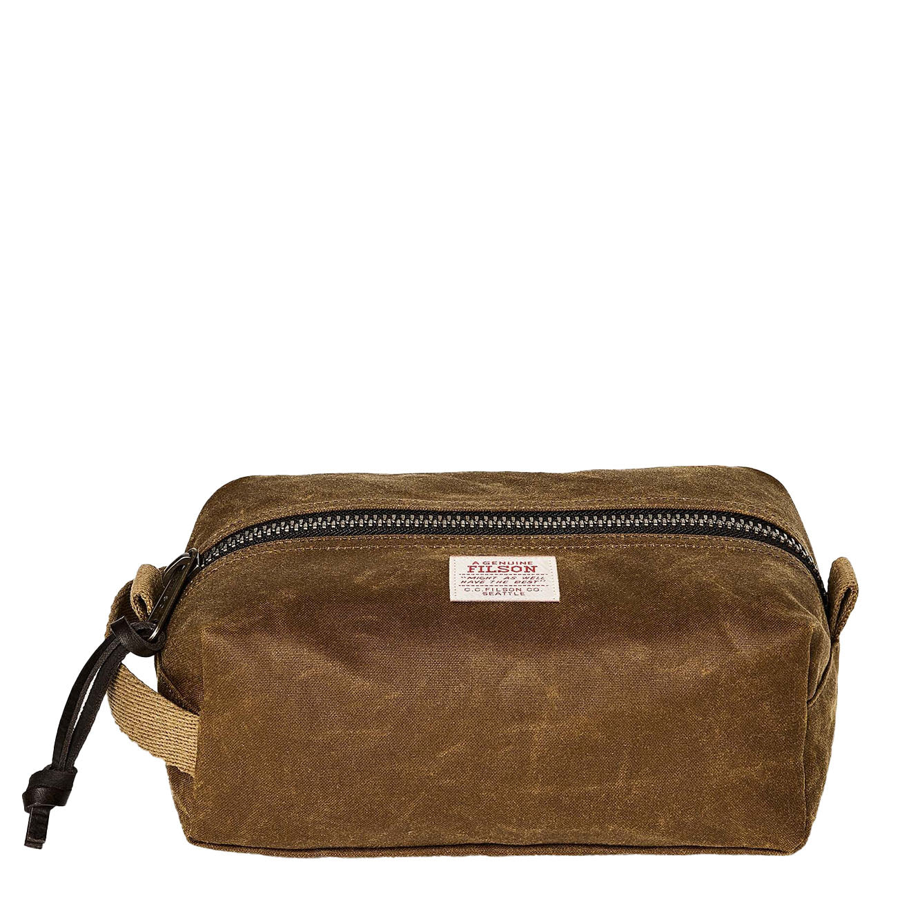 Filson Tin Cloth Travel Kit Dark Tan - Parasol Store