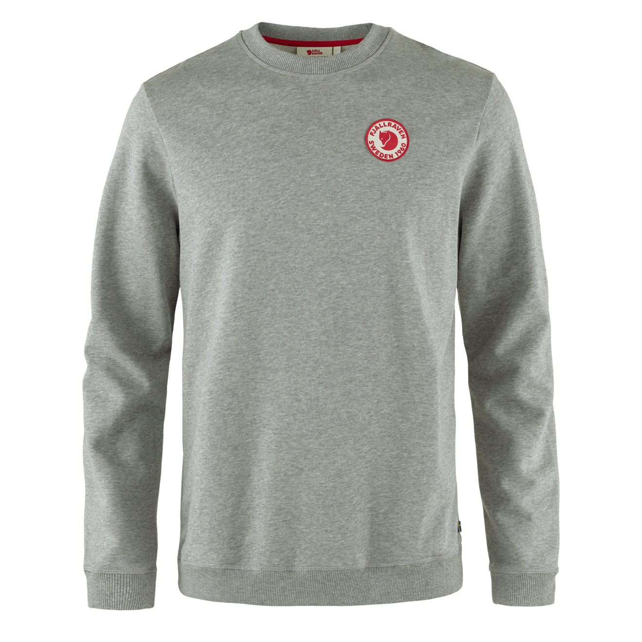 ​Fjallraven 1960 Logo Badge Sweater Grey Melange 