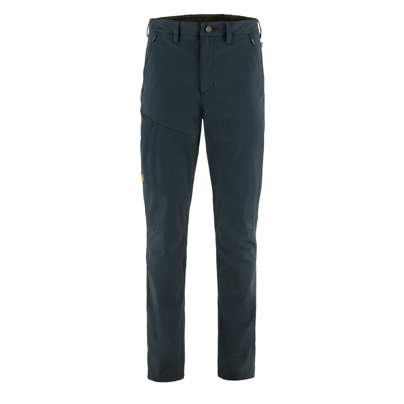 Fjallraven Abisko Trail Stretch Trousers Long Dark Navy - Parasol Store