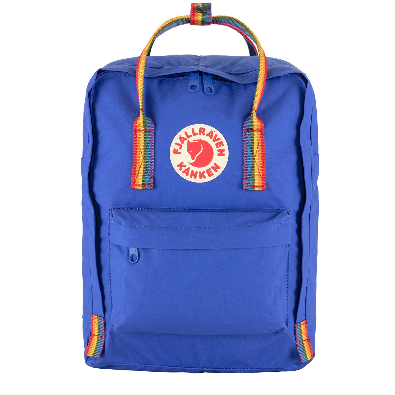 Fjallraven Kanken Classic Backpack Cobalt Blue Rainbow Pattern Fjallraven