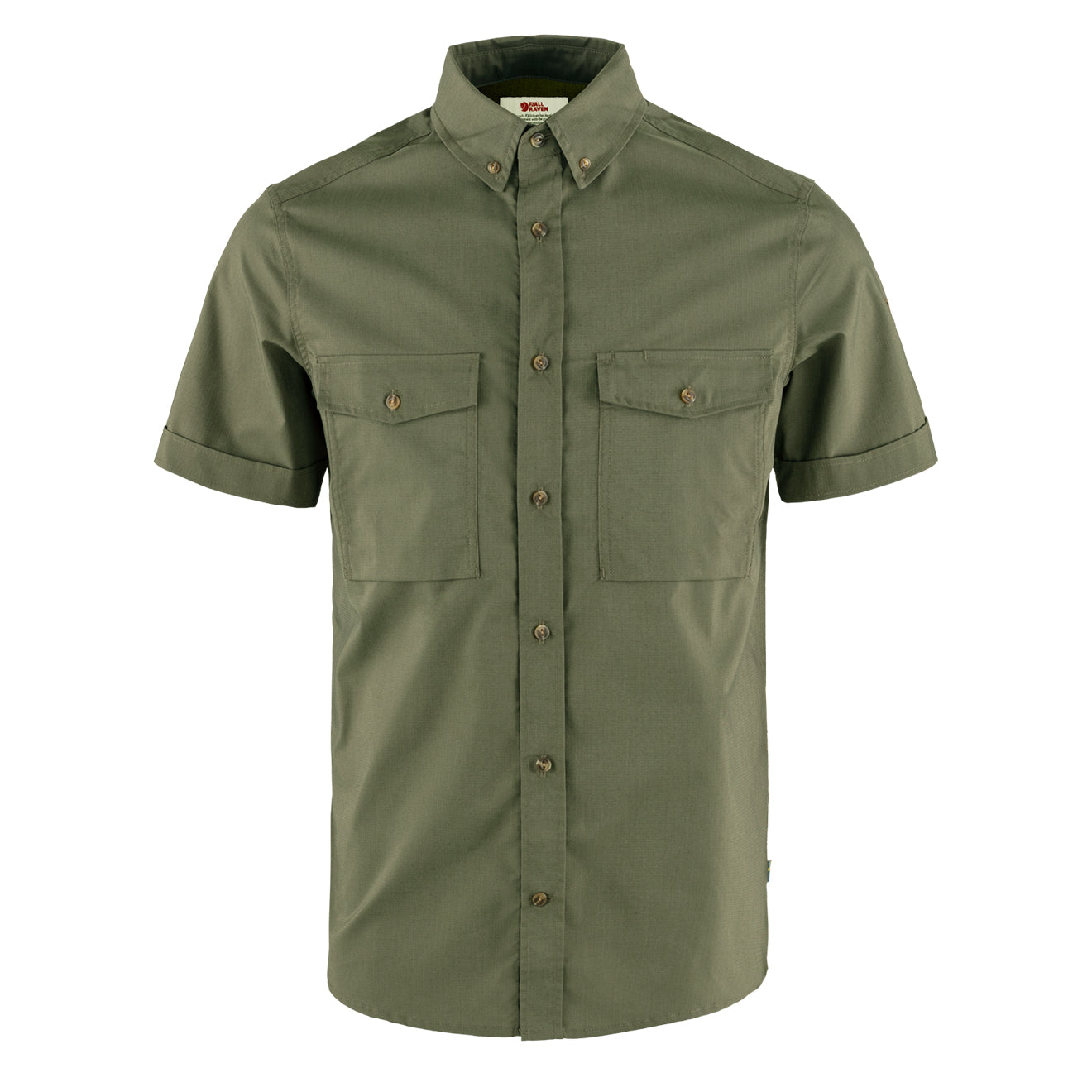 Fjallraven Ovik Air Stretch SS Shirt Laurel Green - Parasol Store