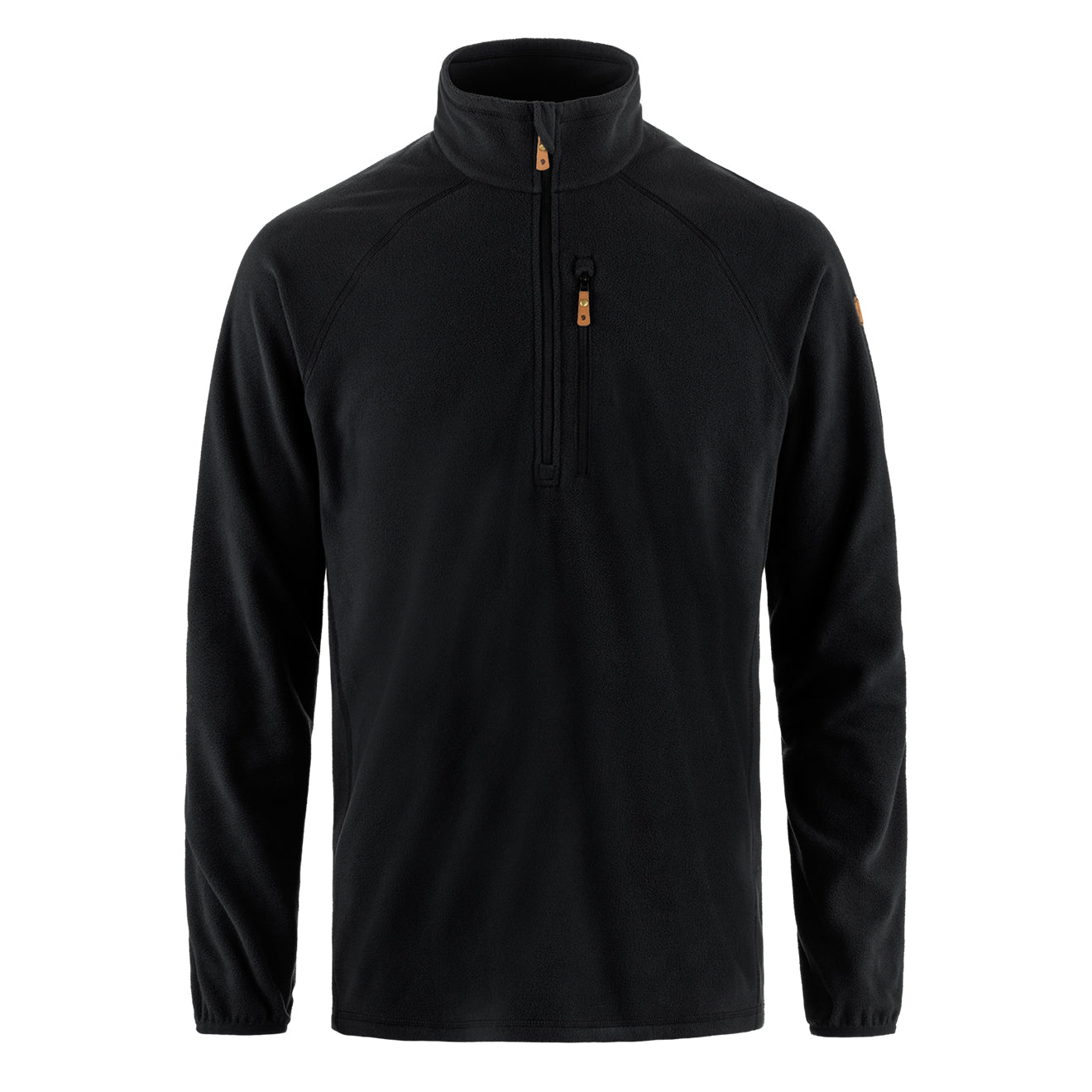 Fjallraven Ovik Lite Fleece Half Zip Black - Parasol Store