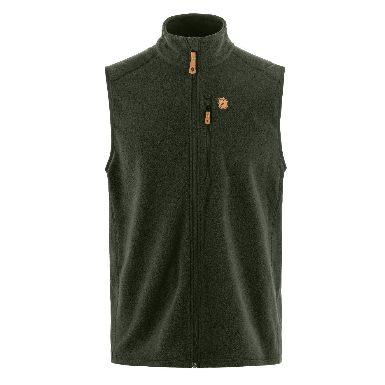 Fjallraven Ovik Lite Fleece Vest Deep Forest - Parasol Store