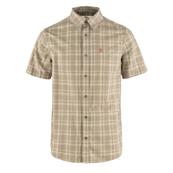 Fjallraven Ovik Lite Shirt SS Fossil-Chalk Rose - Parasol Store