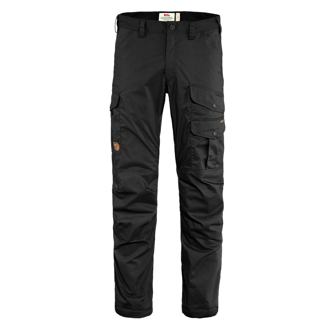 Fjallraven Vidda Pro Lite Trousers Reg Leg Black - Parasol Store