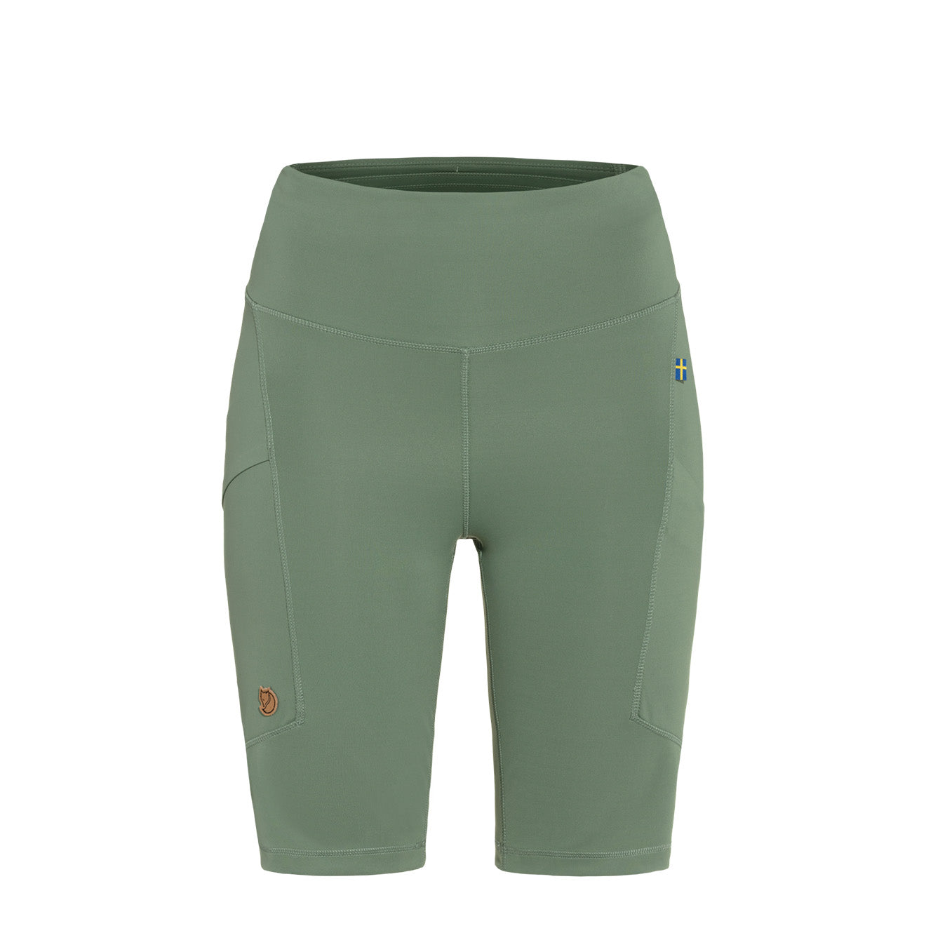 Fjallraven Womens Abisko Short Tights Patina Green Fjallraven