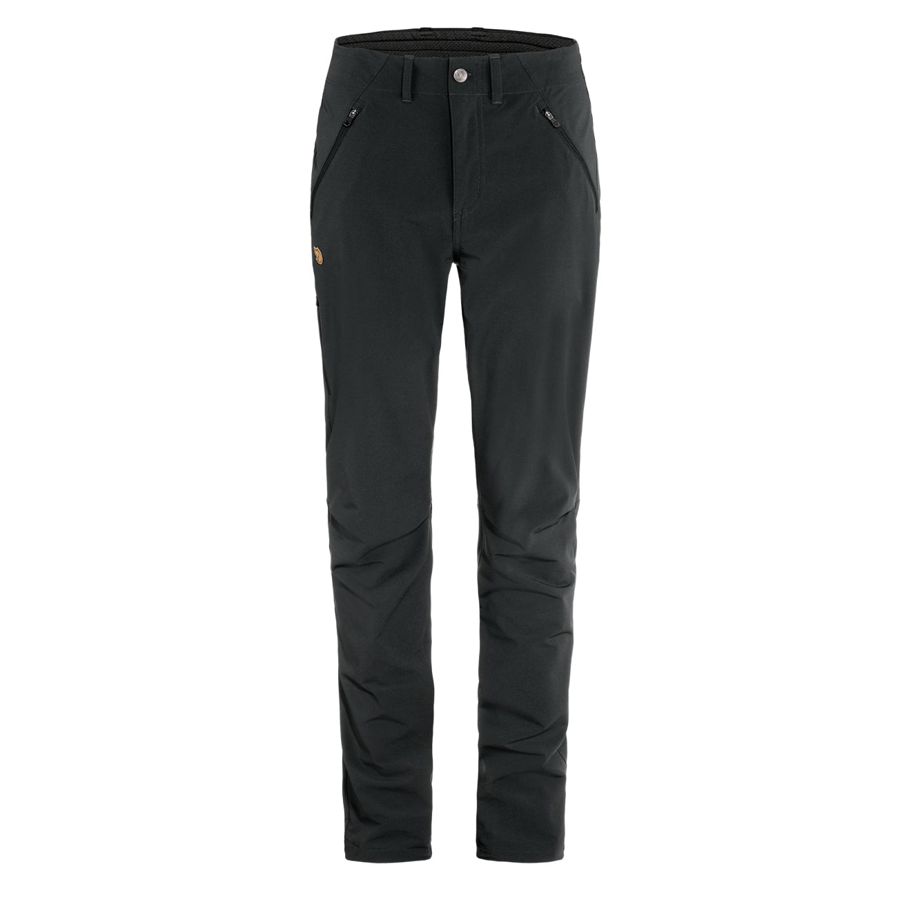 Fjallraven Womens Abisko Stretch Trousers Short Leg Black - Parasol Store