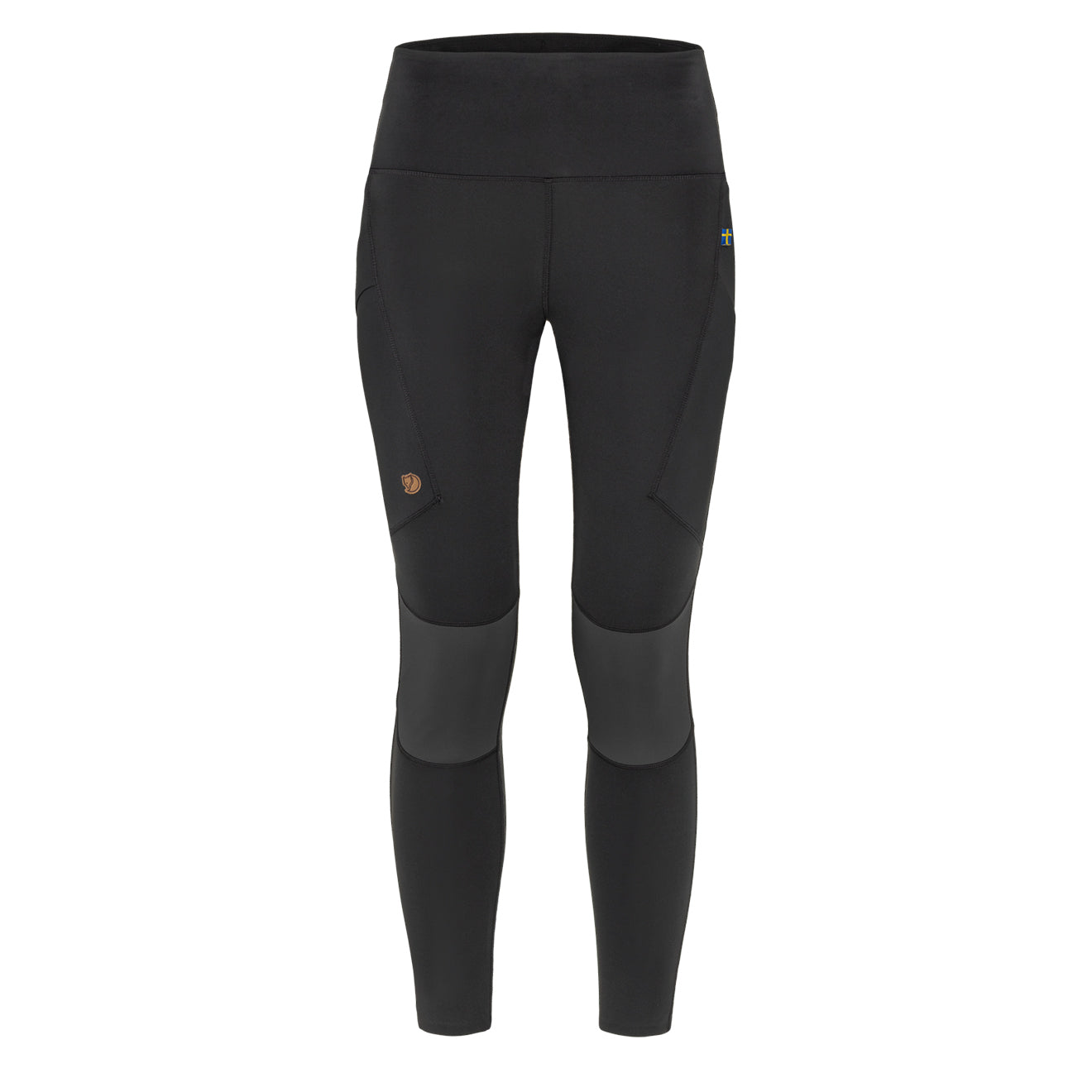 Fjallraven Womens Abisko Trekking Tights Pro Black / Iron Grey - Parasol Store