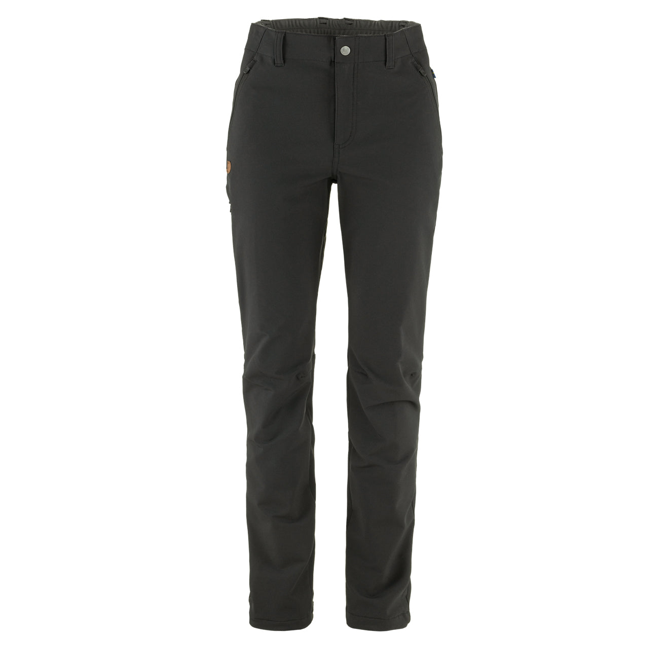 Fjallraven Womens Abisko Winter Stretch Reg Leg Trousers Black - Parasol Store