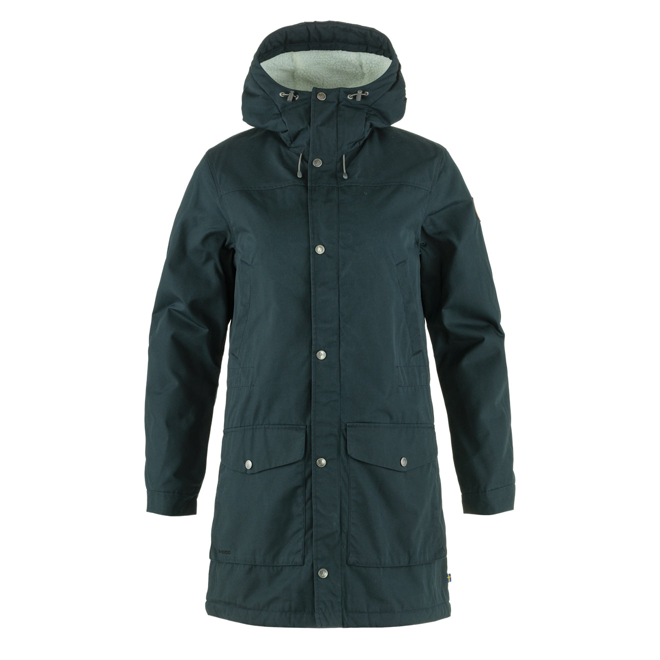 Fjallraven Womens Greenland Winter Parka Dark Navy - Parasol Store