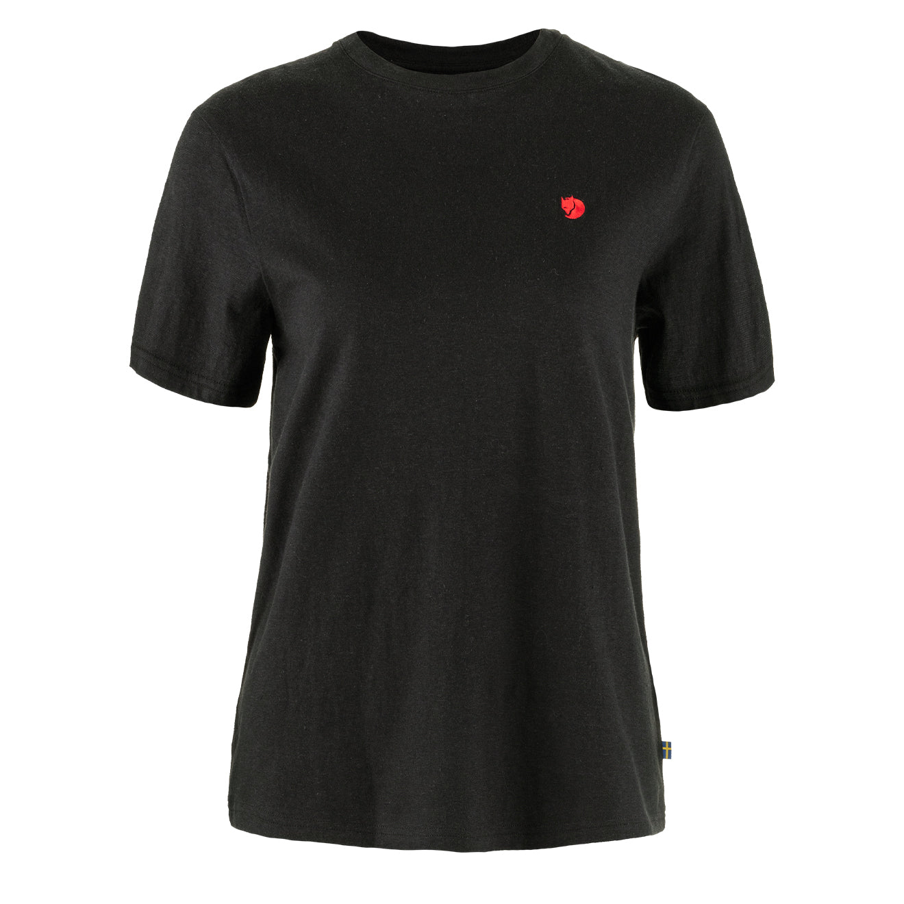 Fjallraven Womens Hemp Blend T-shirt Black - Parasol Store