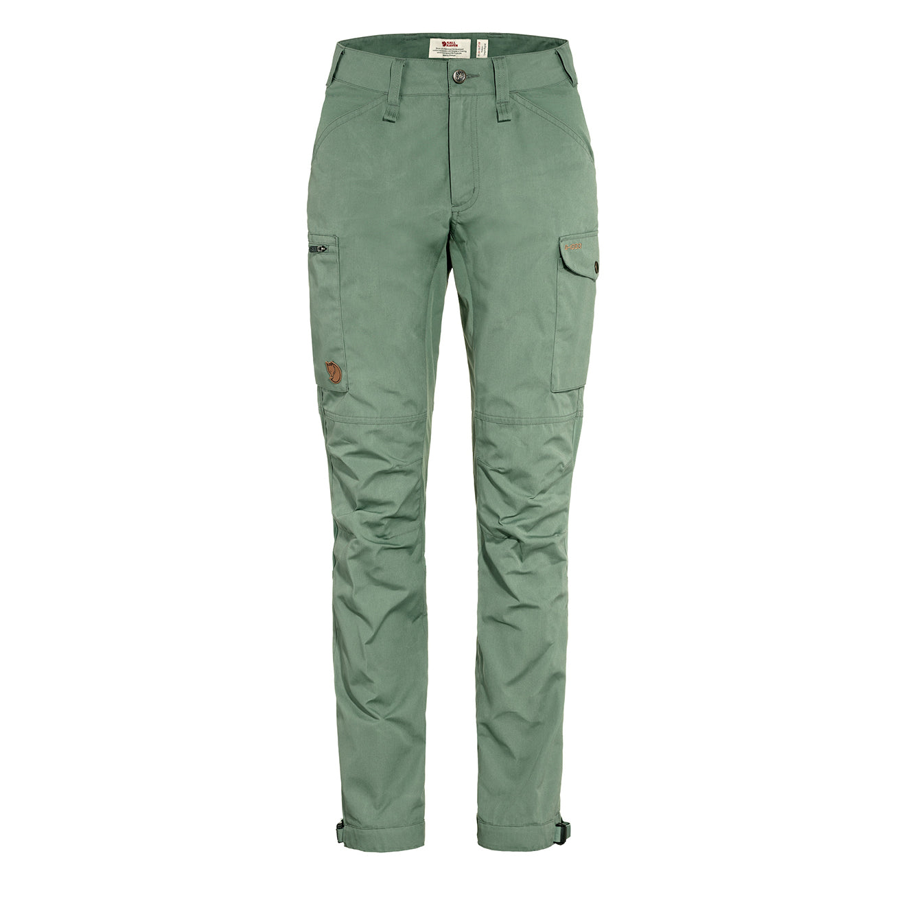 Fjallraven Womens Kaipak Trousers Curved Patina Green - Parasol Store