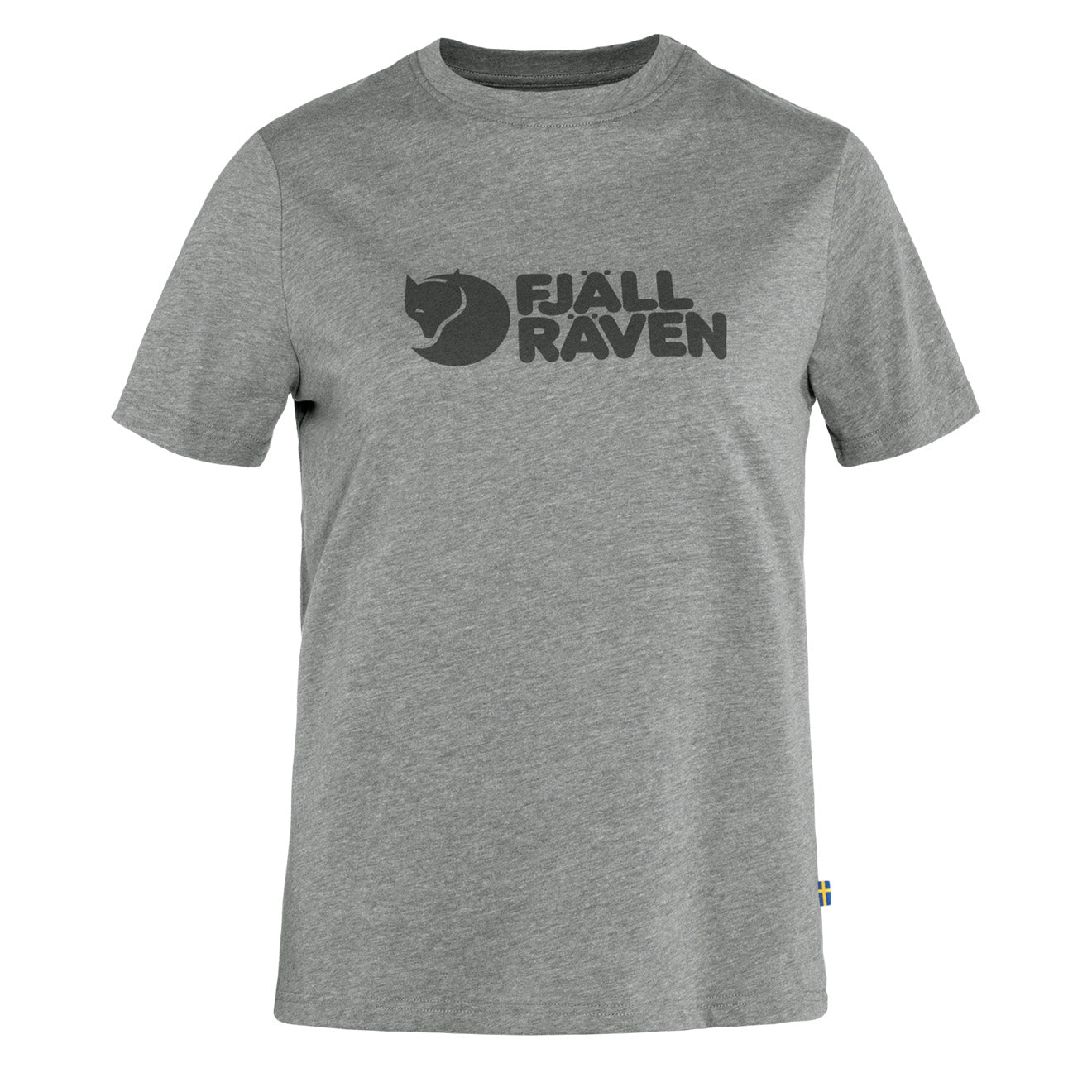 Fjallraven Womens Logo Tee Grey Melange Fjallraven