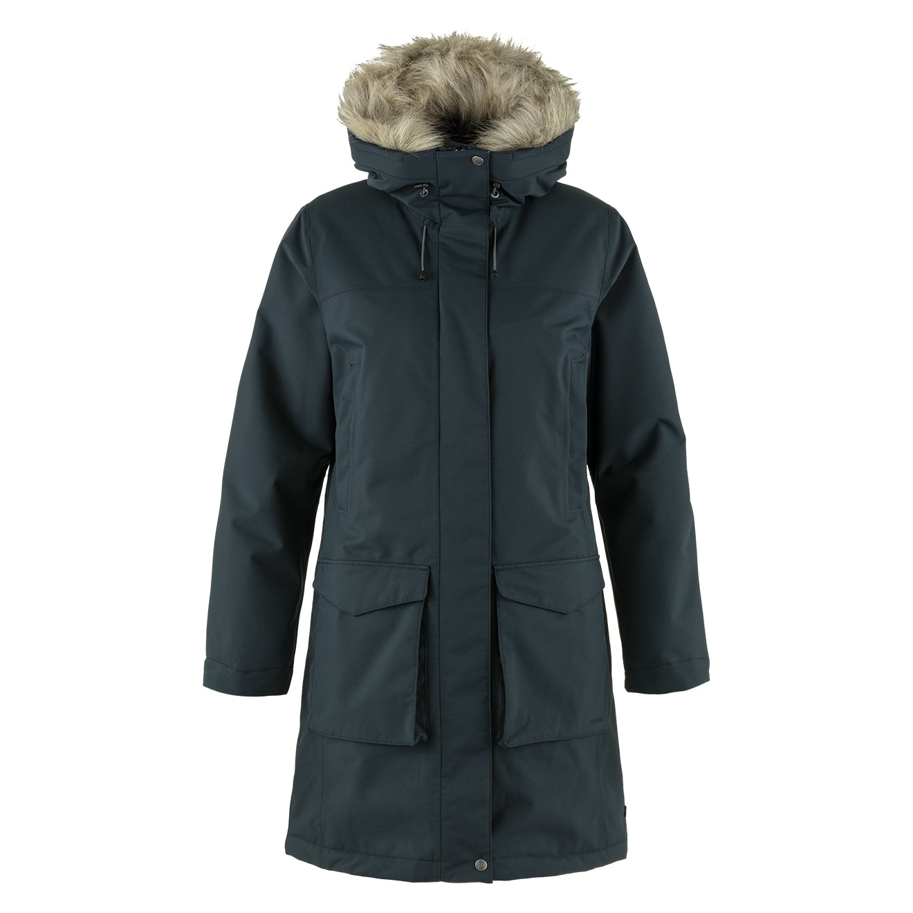 Fjallraven Womens Nuuk Lite Parka Dark Navy - Parasol Store