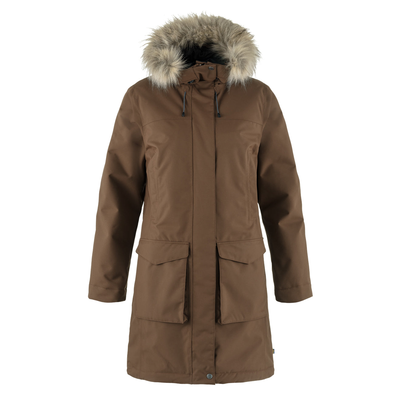 Fjallraven Womens Nuuk Lite Parka Dark Oak - Parasol Store