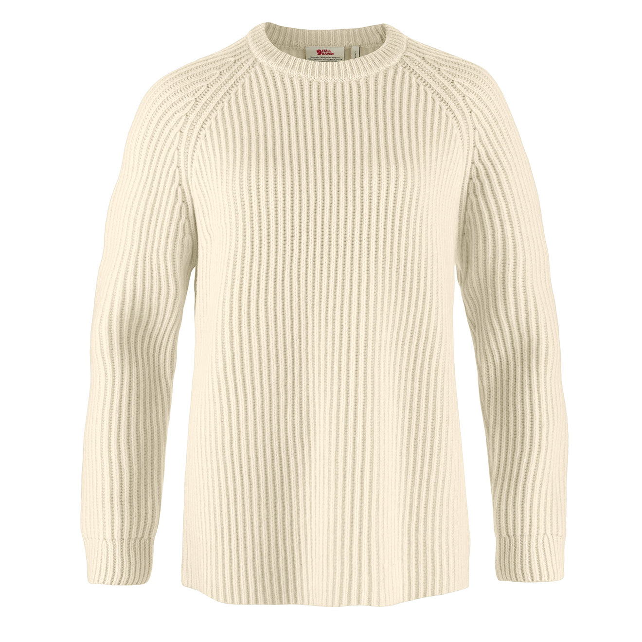 Fjallraven Womens Ovik Rib Sweater Chalk White - Parasol Store