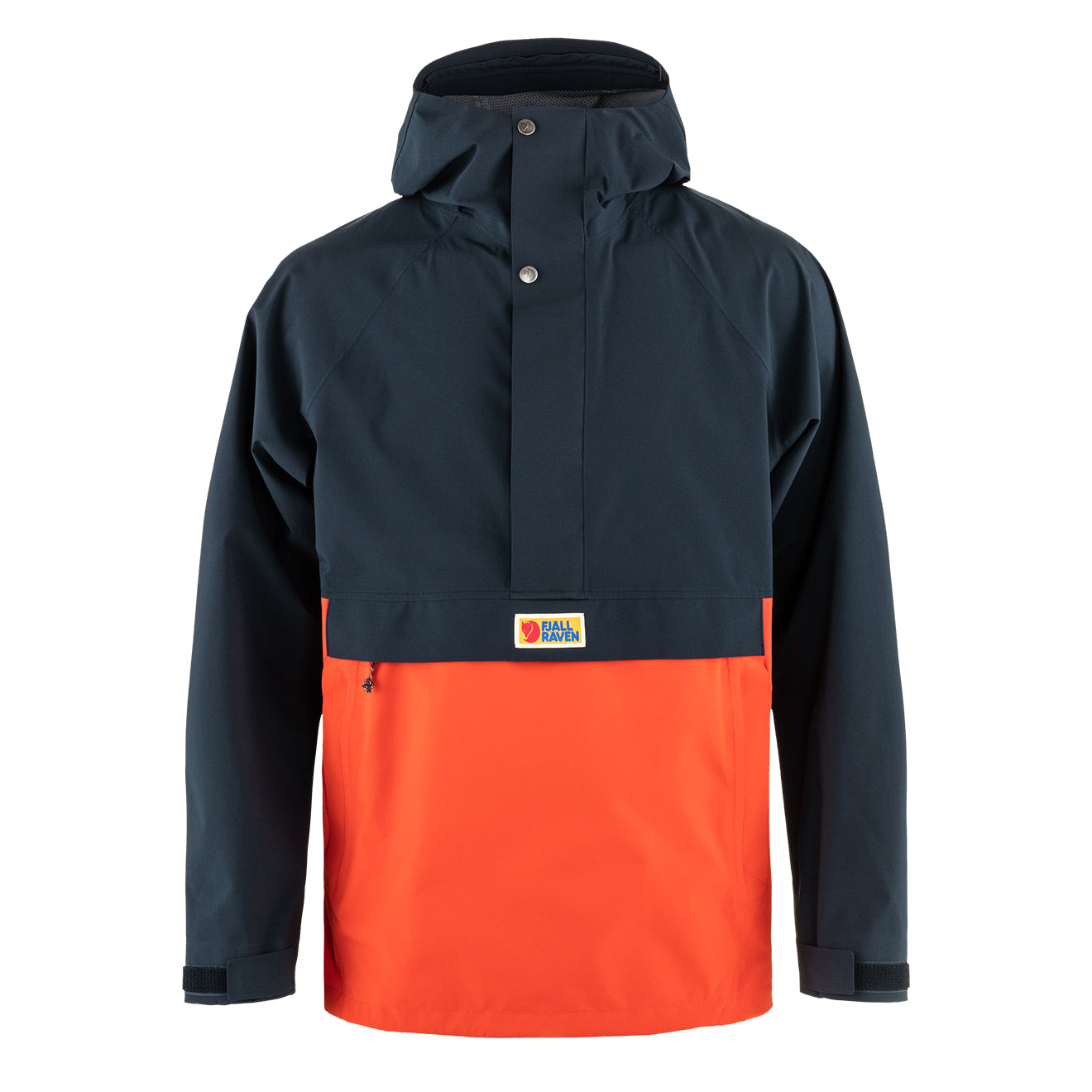 Fjallraven Vardag Hydratic Anorak Dark Navy / Flame Orange - Parasol Store