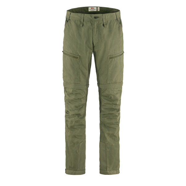 Fjallraven Abisko Lite Trekking Zip-Off Regular Trousers Green-Laurel Green - Parasol Store