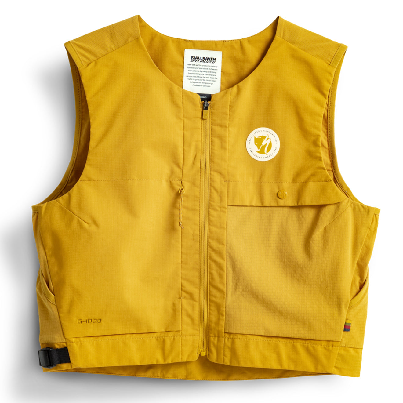 Fjallraven x Specialized Womens Gear Vest Ochre Fjallraven x Specialized