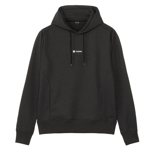 Goldwin Logo Sweat Hoodie Black Parasol Store