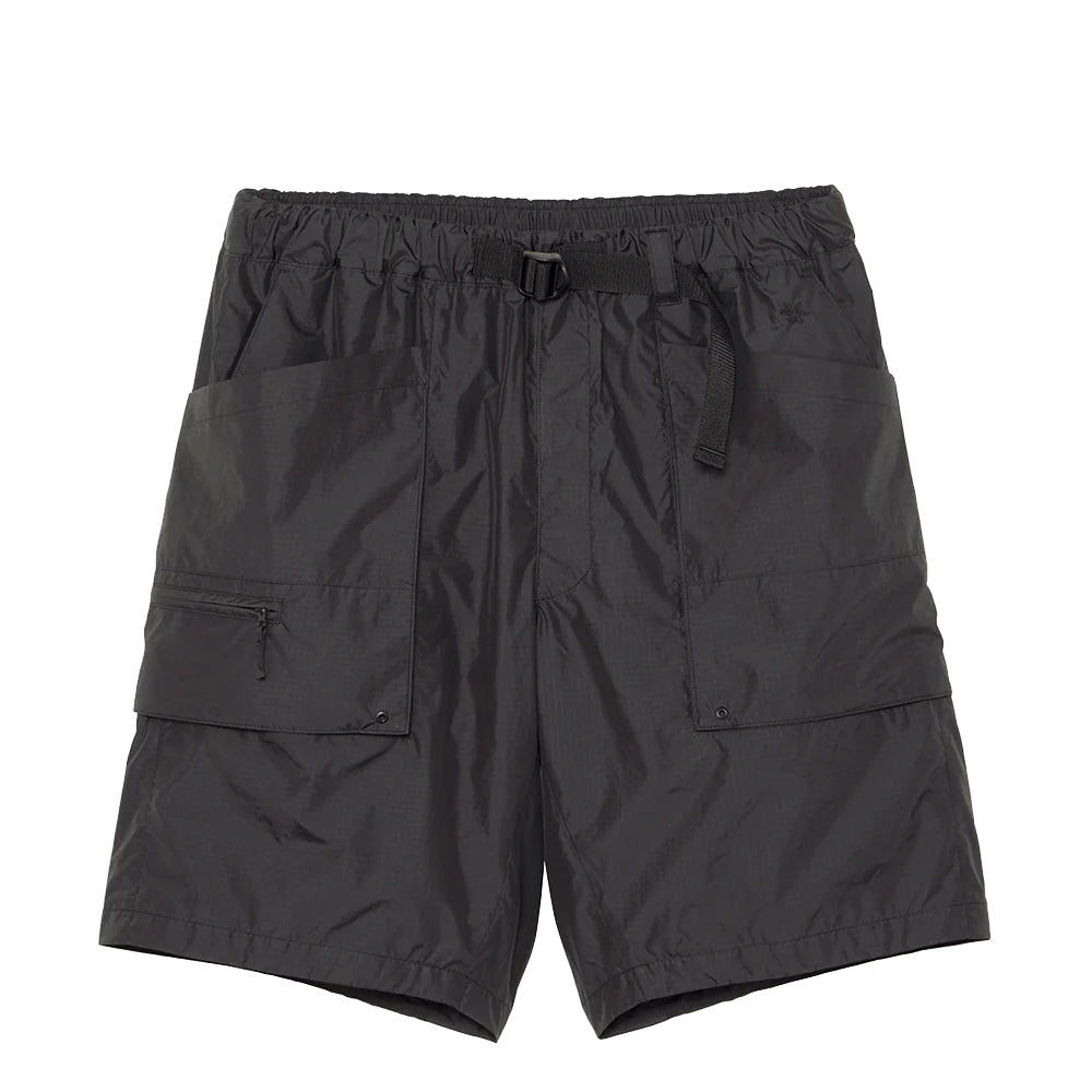 Goldwin Rip-Stop Light Cargo Shorts Black - Parasol Store