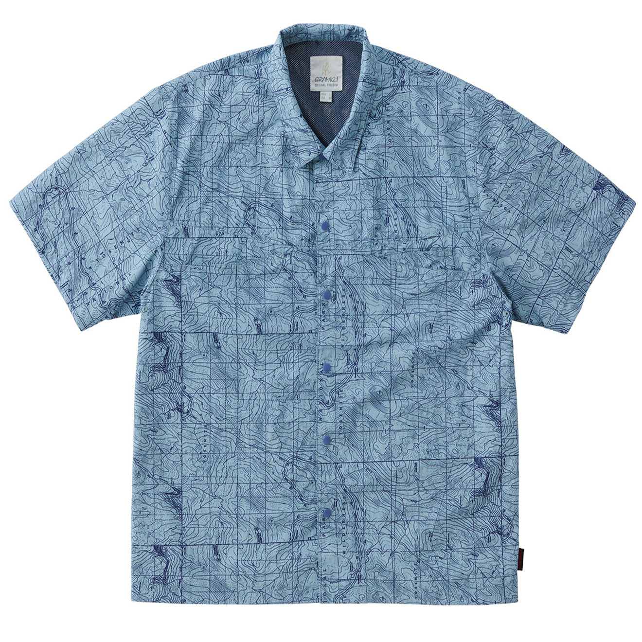 Gramicci Camp Shirt Yosemite Blue Gramicci