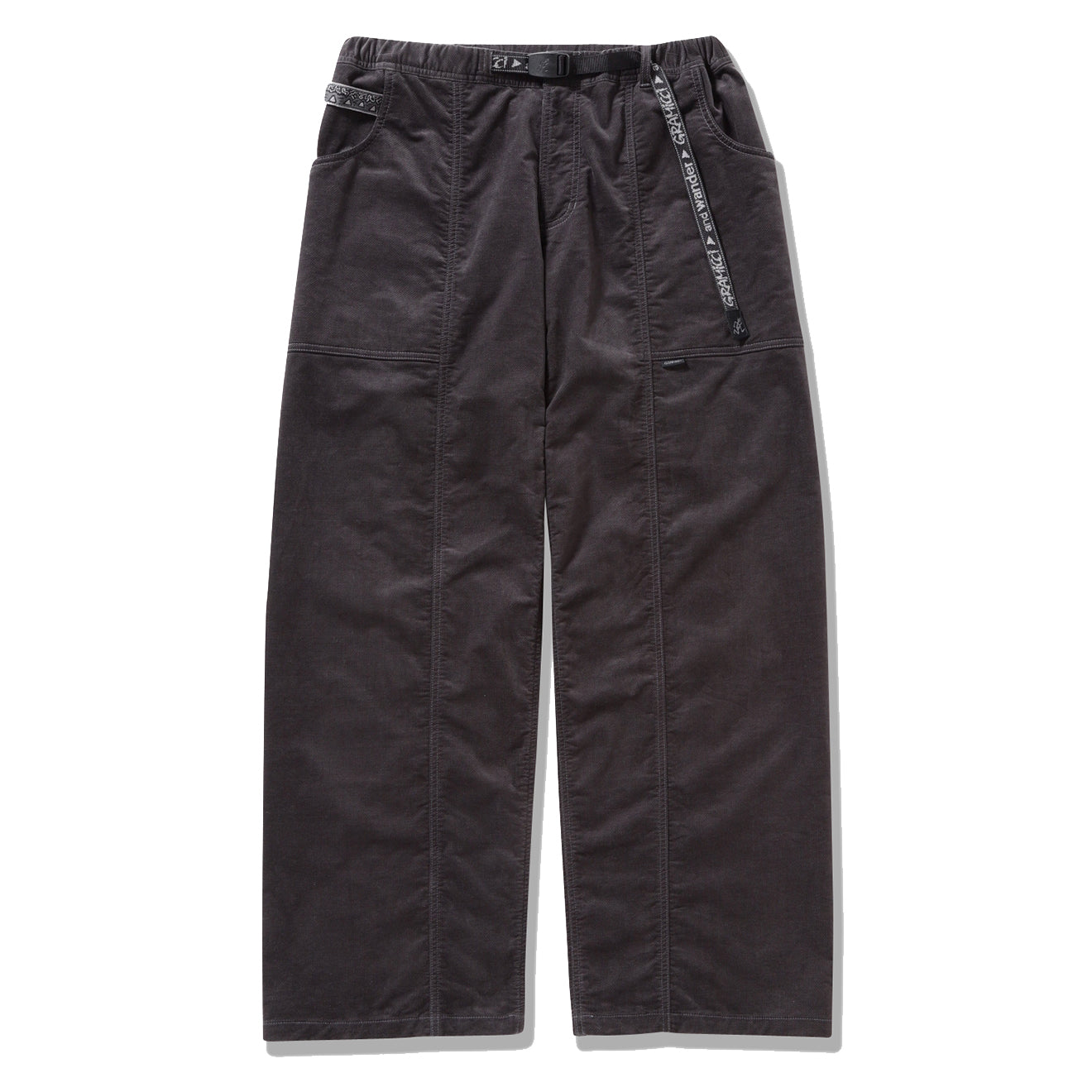 Gramicci x And Wander JQ Tape Corduroy Gadget Pant Charcoal - Parasol Store