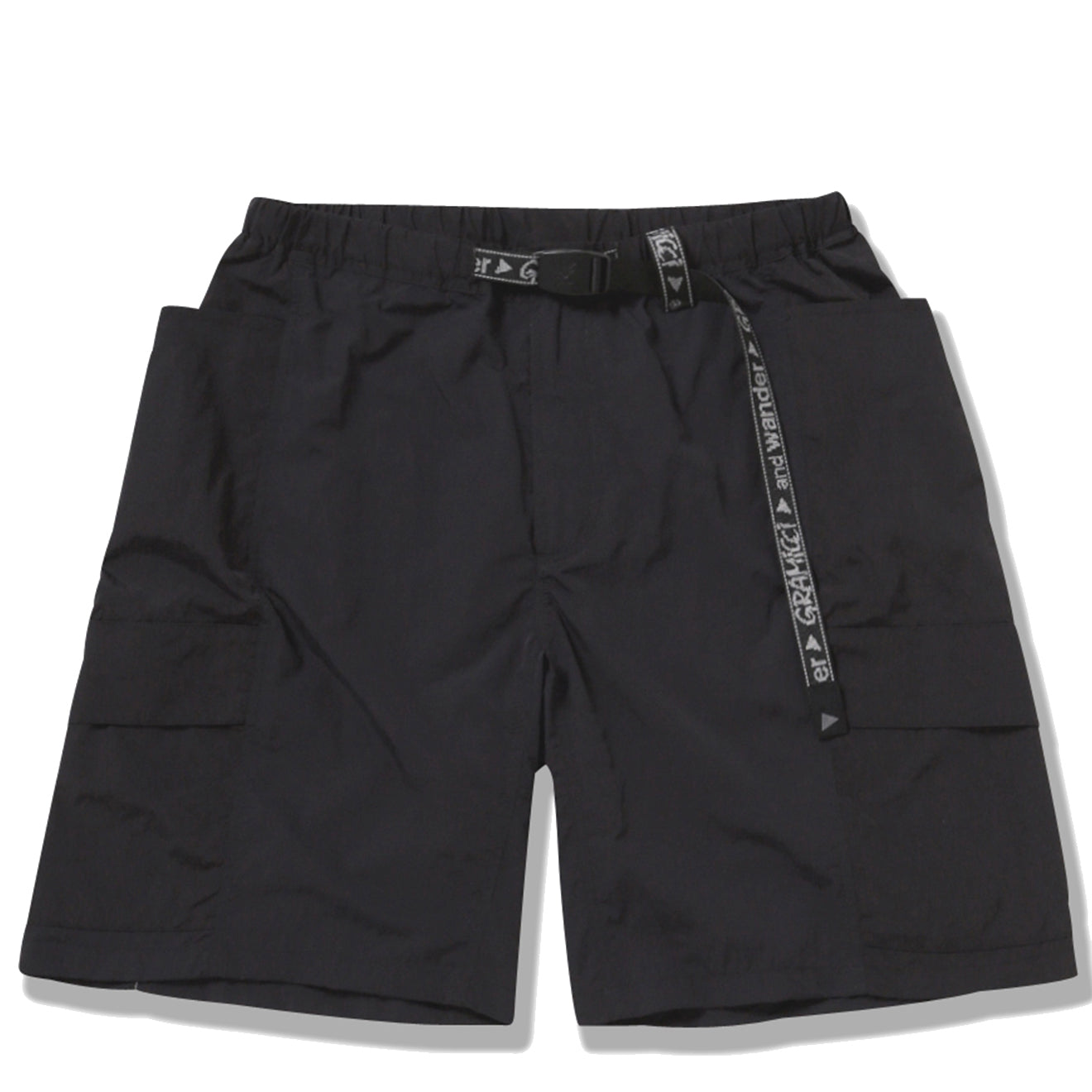 Gramicci x And Wander Patchwork Wind Short Black - Parasol Store