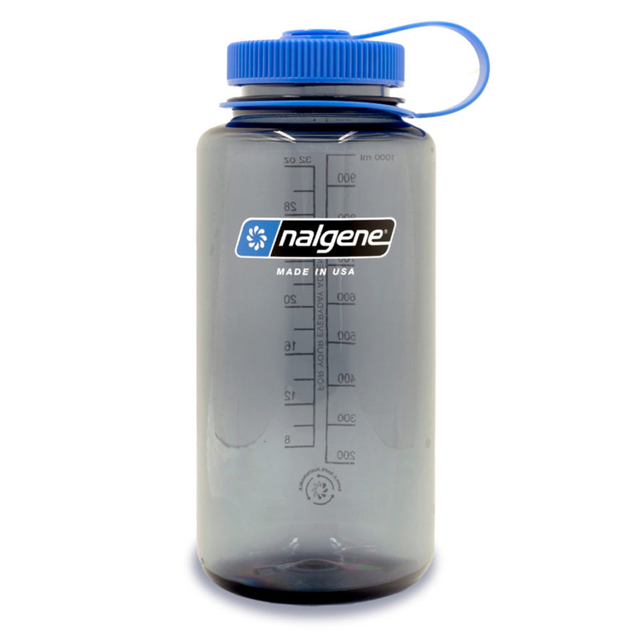 Nalgene Wide Mouth 1L Tritan Sustain Bottle Gray Nalgene