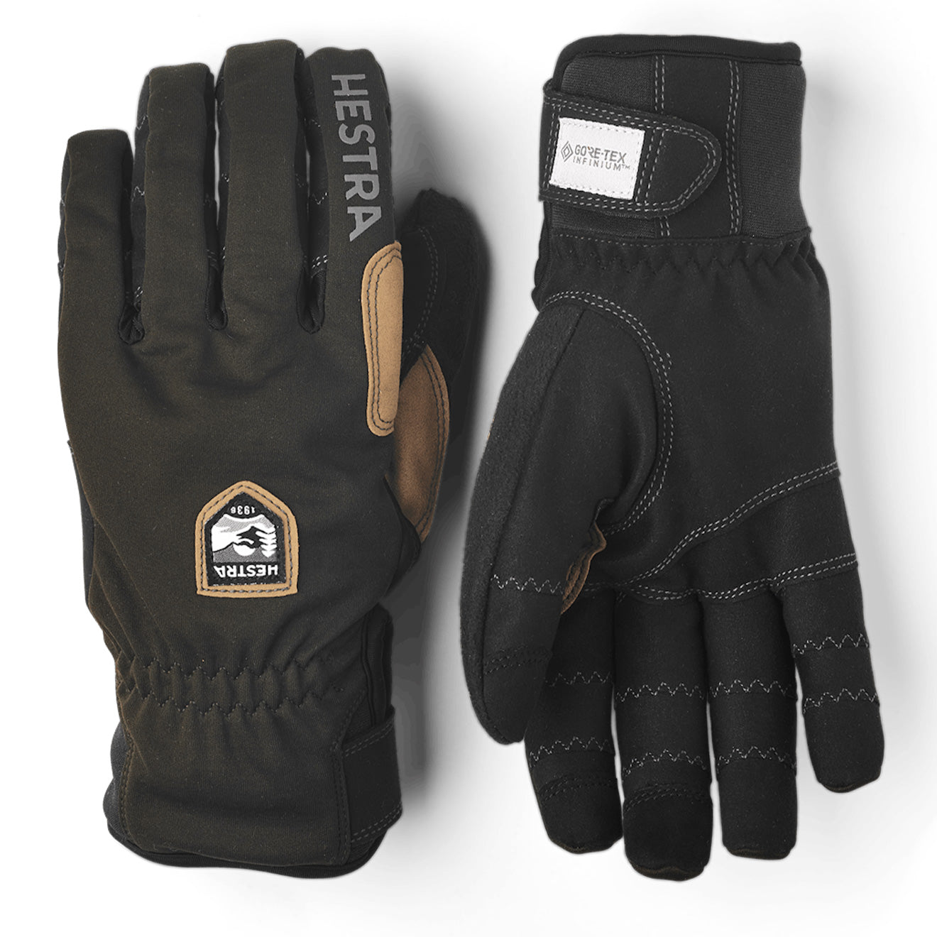 Hestra Ergo Grip Wool Touring 5 Finger Glove Dark Forest - Parasol Store