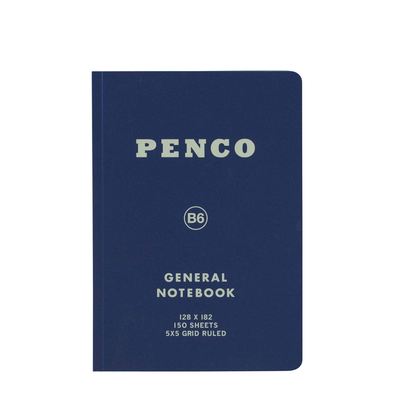 Hightide Penco Soft Notebook B6 Navy - Parasol Store