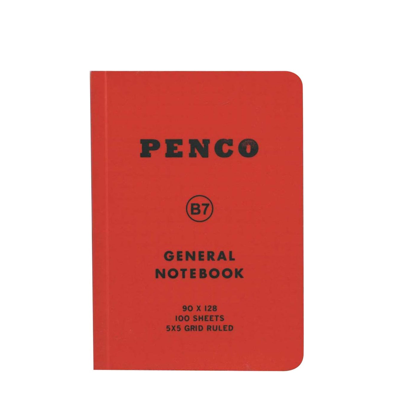 Hightide Penco Soft Notebook B7 Red - Parasol Store