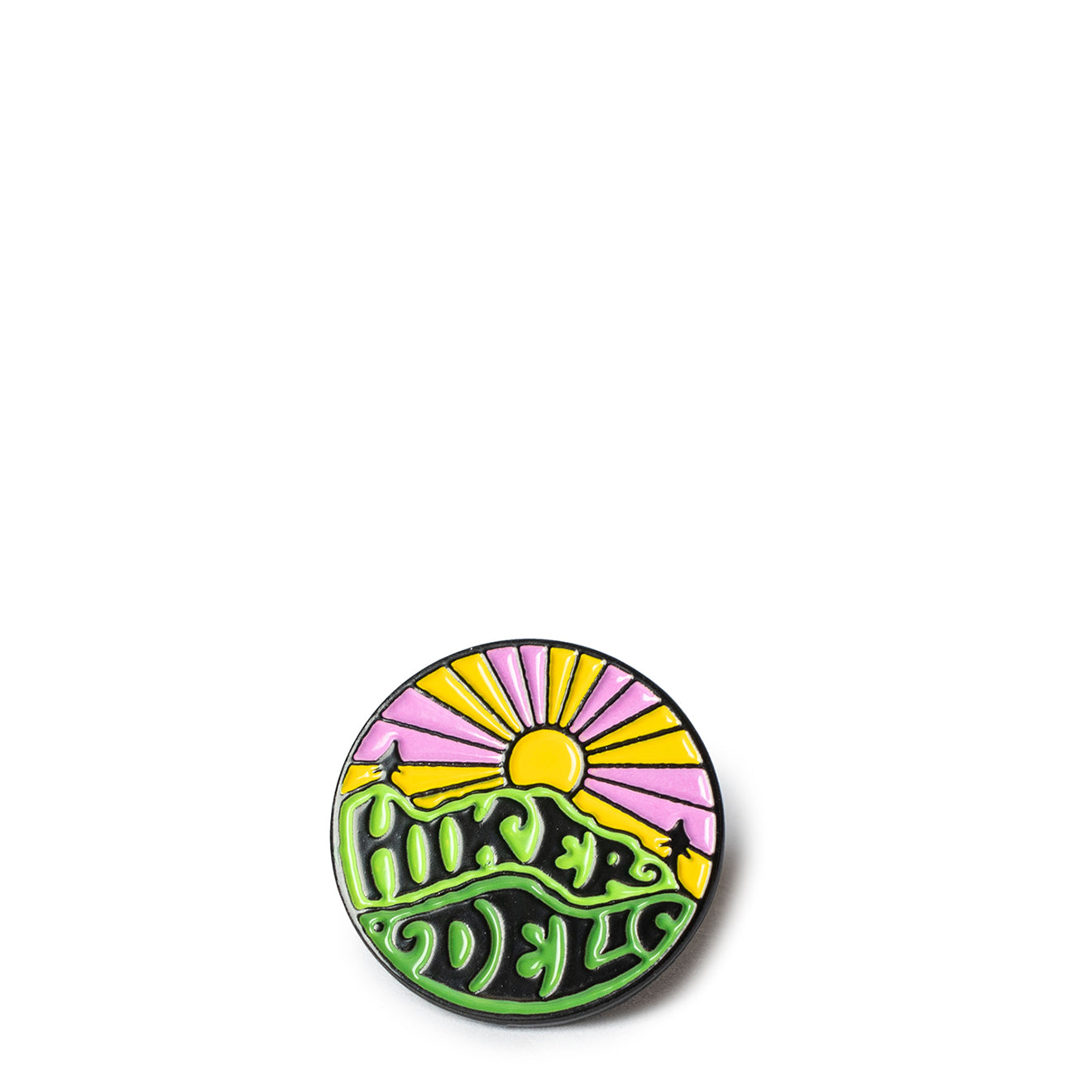 Hikerdelic Original Logo Pin Badge Multi - Parasol Store