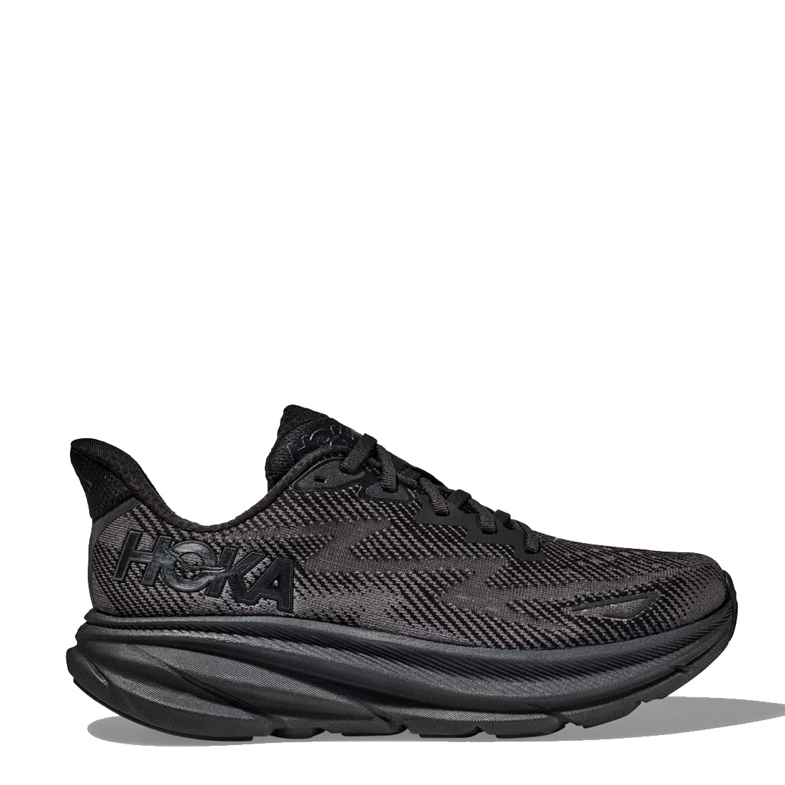 Hoka Clifton 9 Trainers Black / Black - Parasol Store