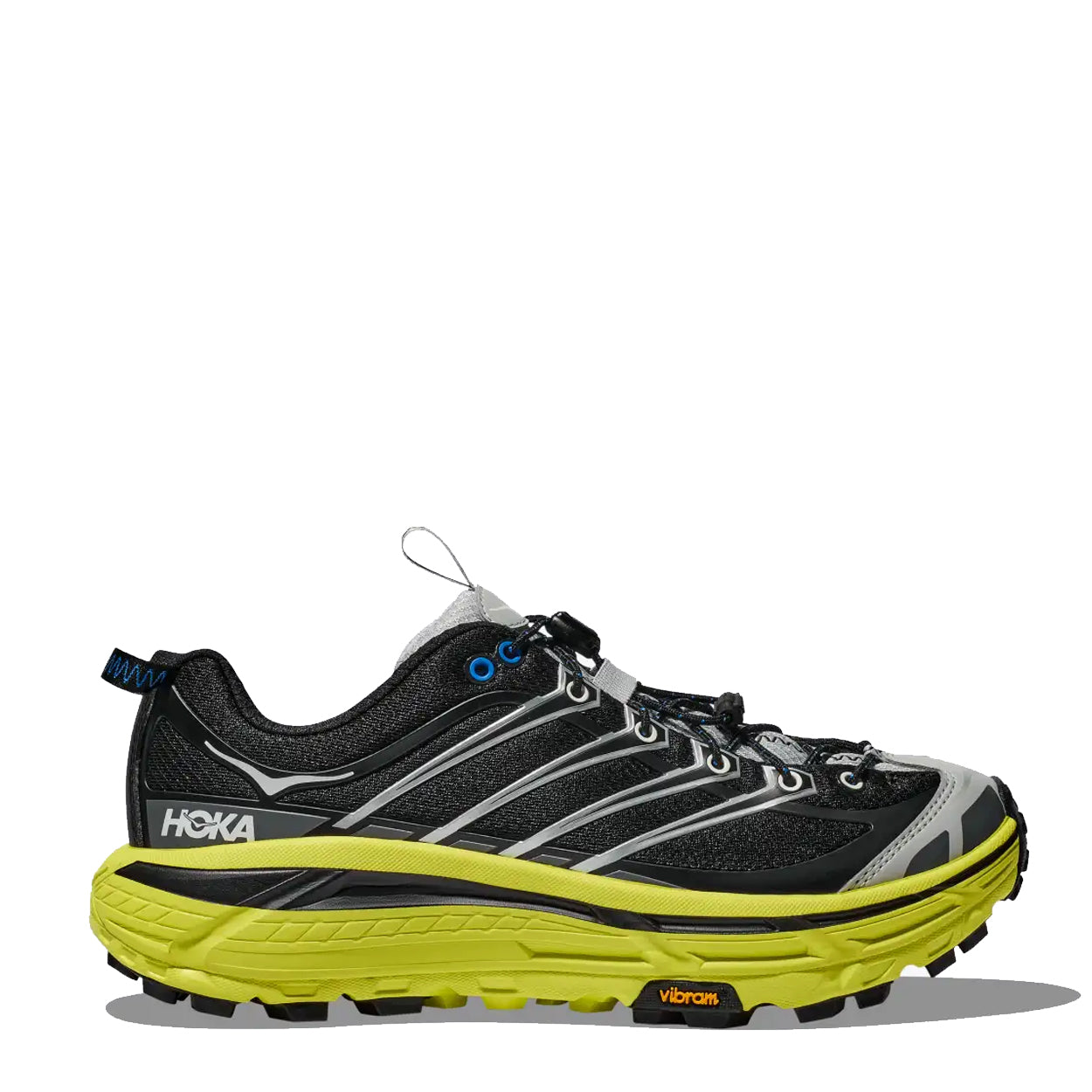 Hoka Mafate Three2 Trainers Black / Hoka Citrus - Parasol Store