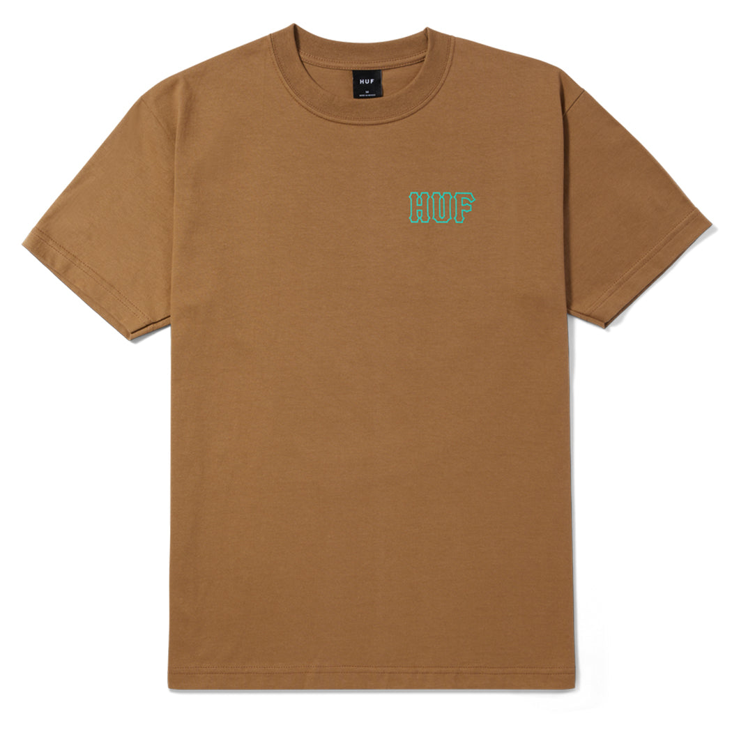 Huf Womens Set H S/S Tee Camel Huf