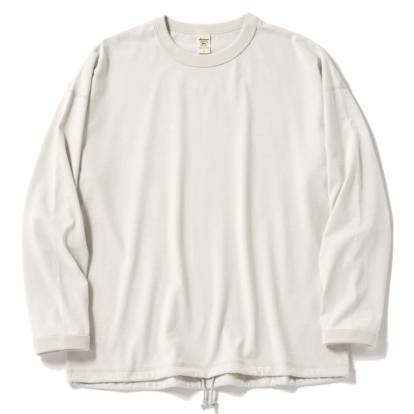 Jackman Grace Himo L/S T-Shirt Rosin White - Parasol Store