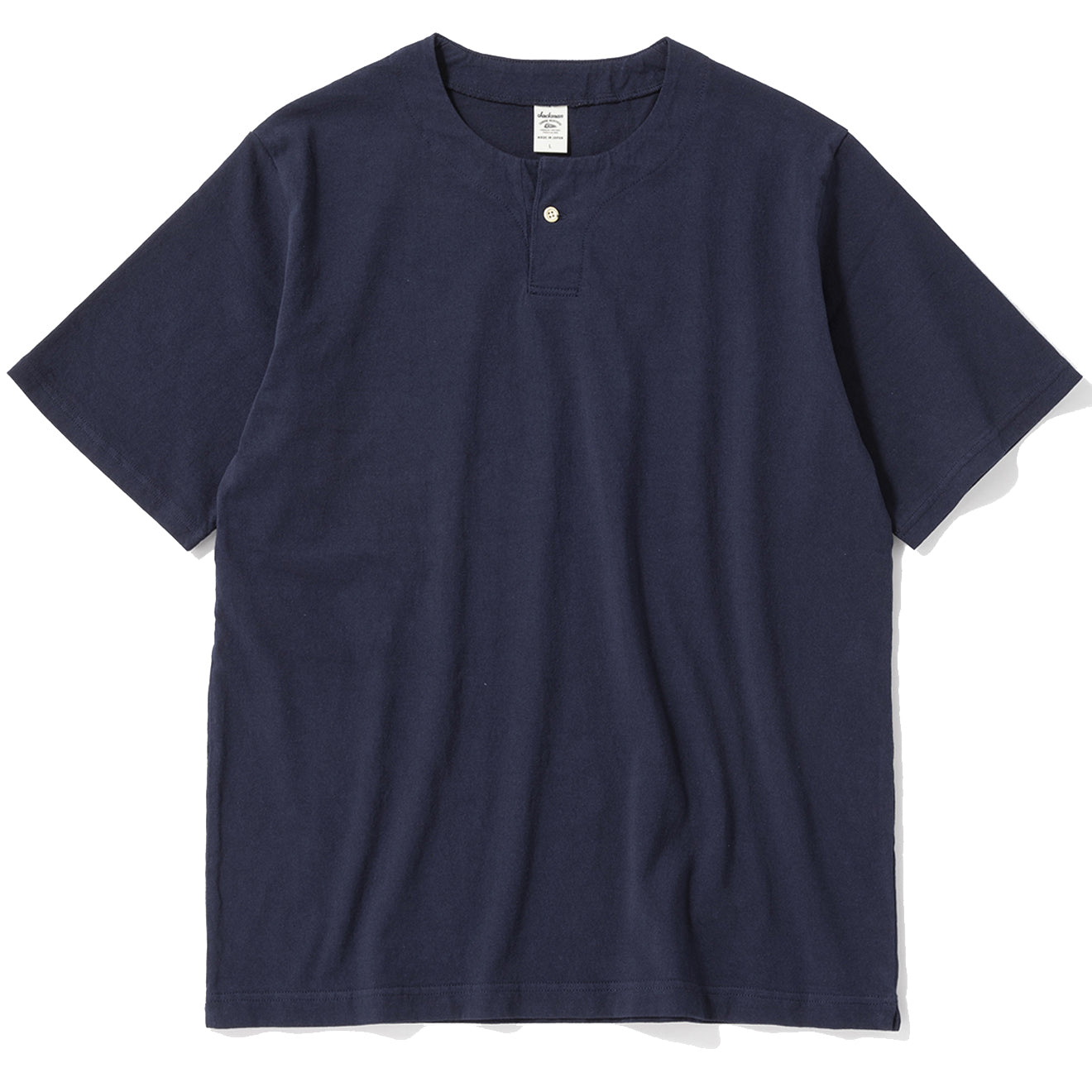 Jackman Henleyneck T-Shirt Navy - Parasol Store