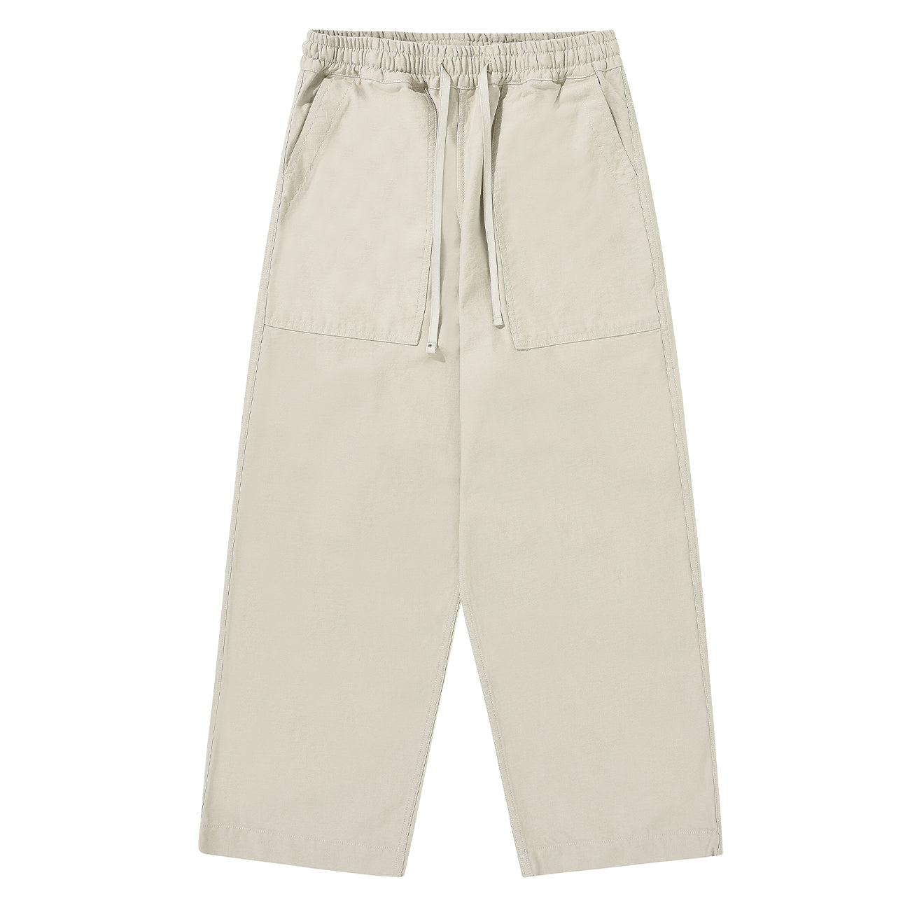 Kappy Heavy Cotton Fatigue Pants Cream - Parasol Store