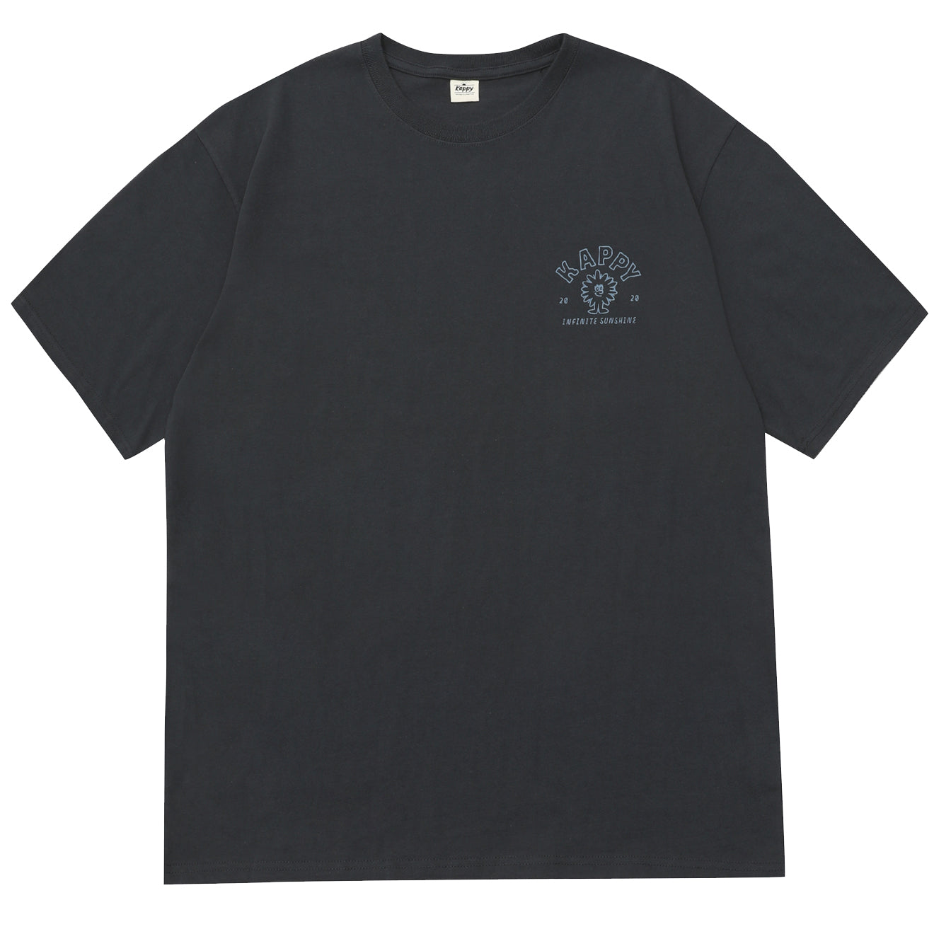 Kappy Sunshine T-Shirt Dark Grey - Parasol Store