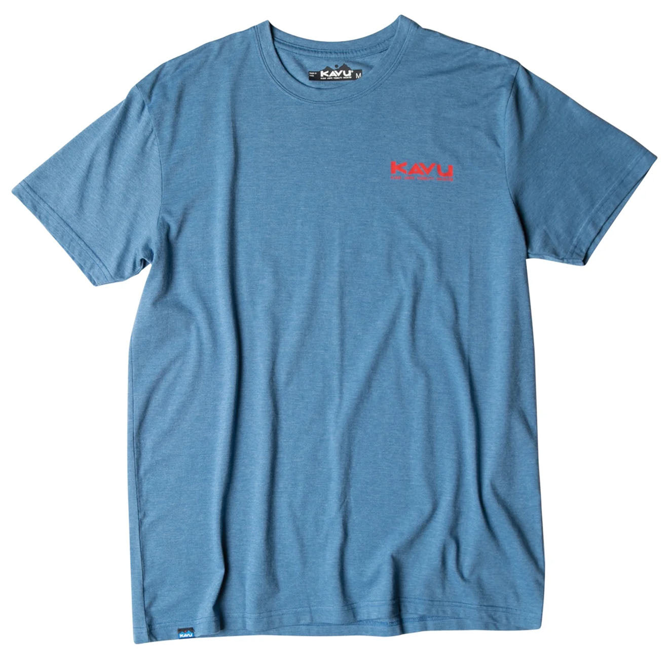 Kavu T-Shirt Post Out Steel Blue - Parasol Store