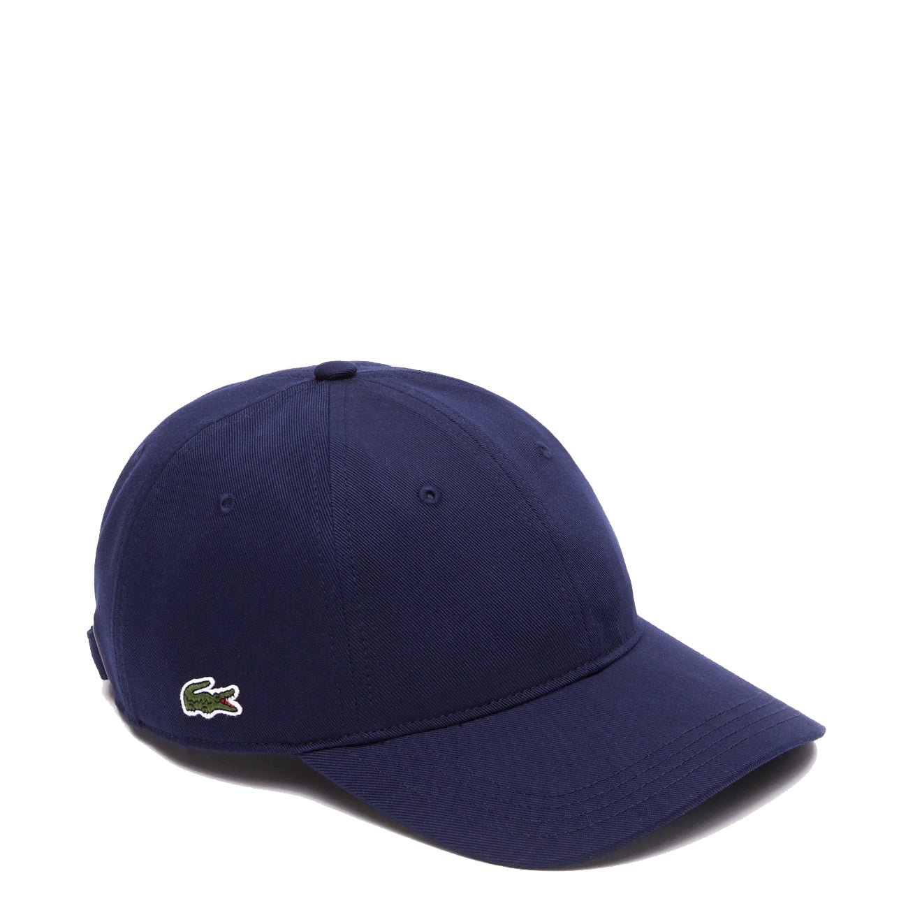 ​Lacoste Unisex Organic Cotton Twill Cap Navy Blue