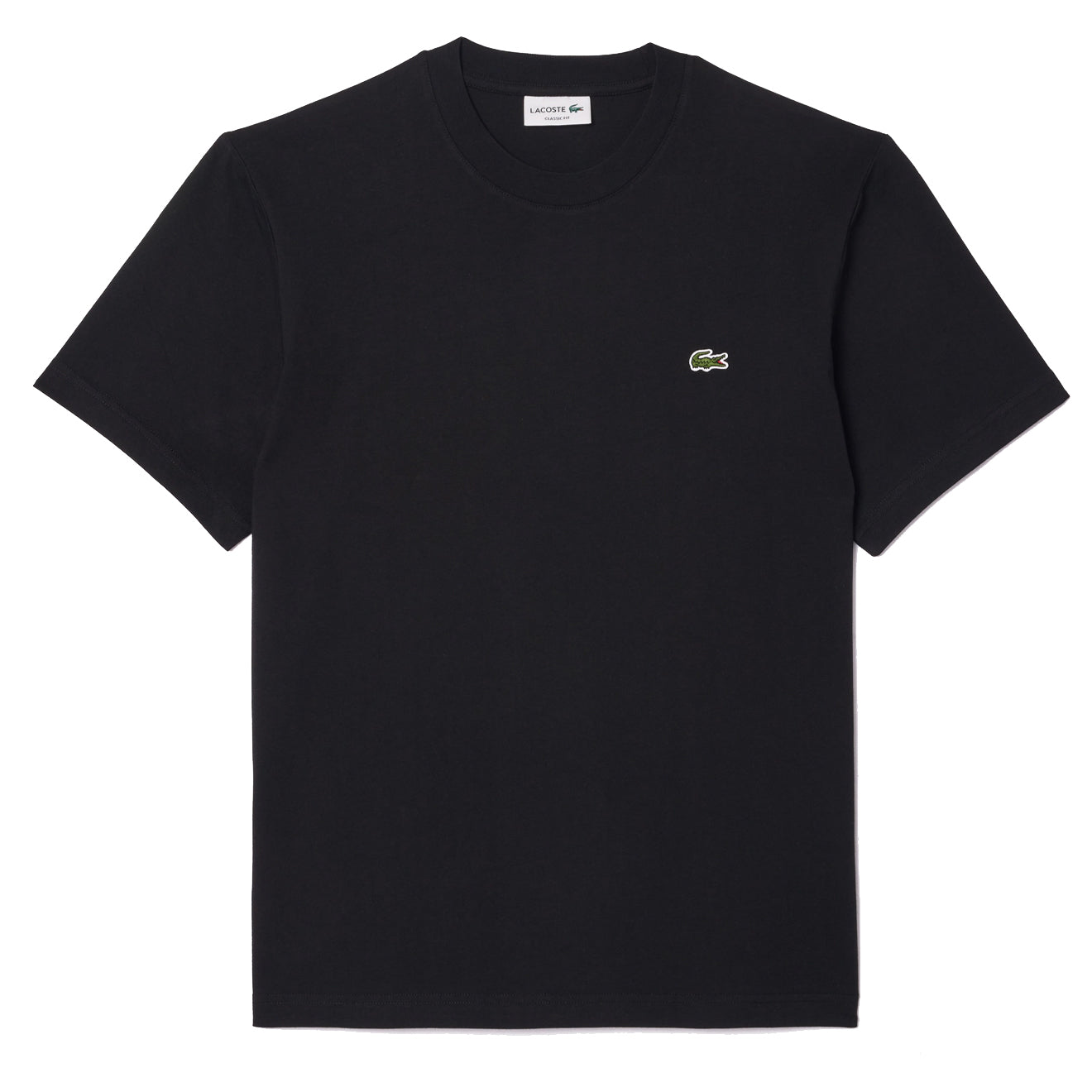 Lacoste Classic Fit Cotton Jersey T-shirt Black - Parasol Store