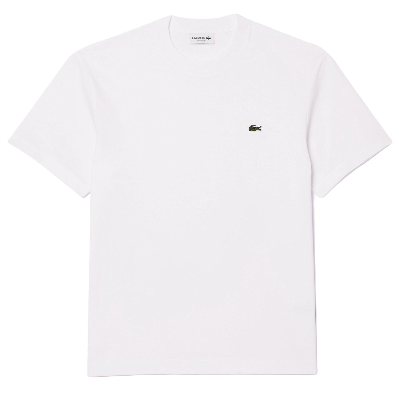 Lacoste Classic Fit Cotton Jersey T-shirt White - Parasol Store