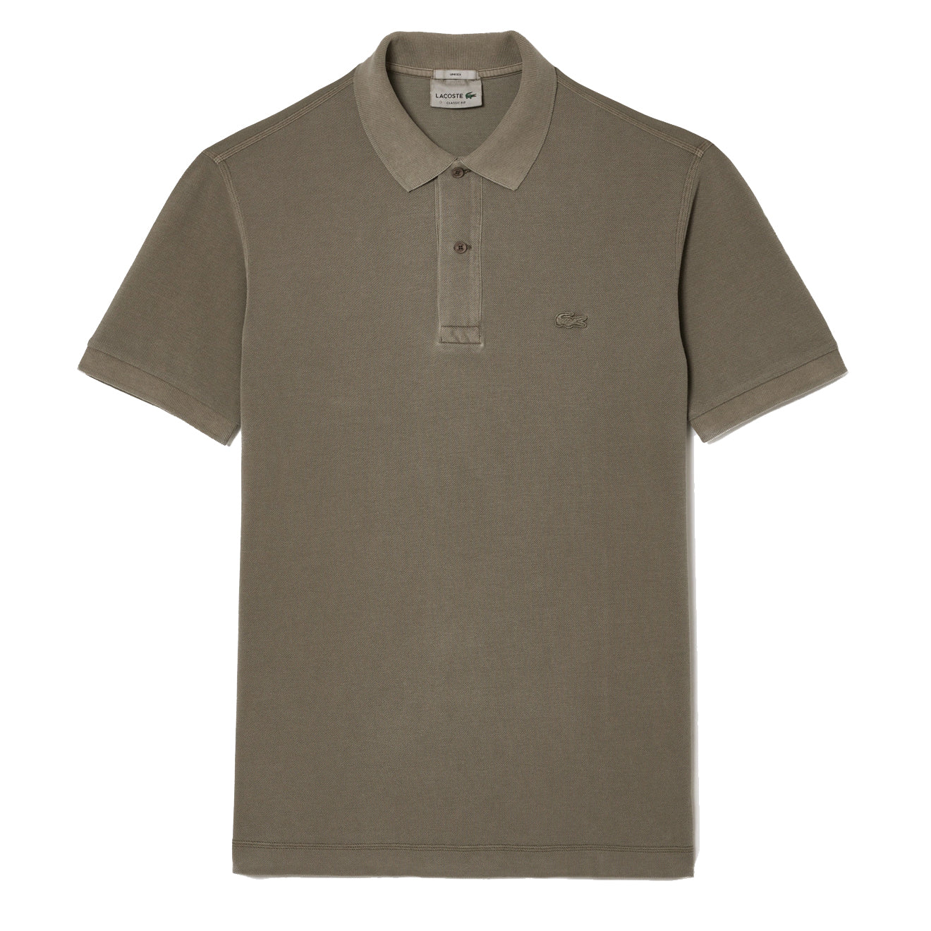 Lacoste Classic Fit Cotton Piqué Polo Shirt Khaki Green Lacoste