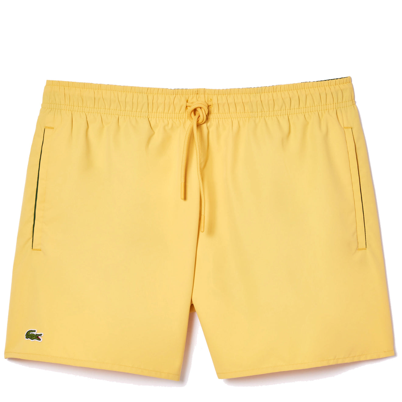 Lacoste Lightweight Swim Shorts Yellow / Green - Parasol Store