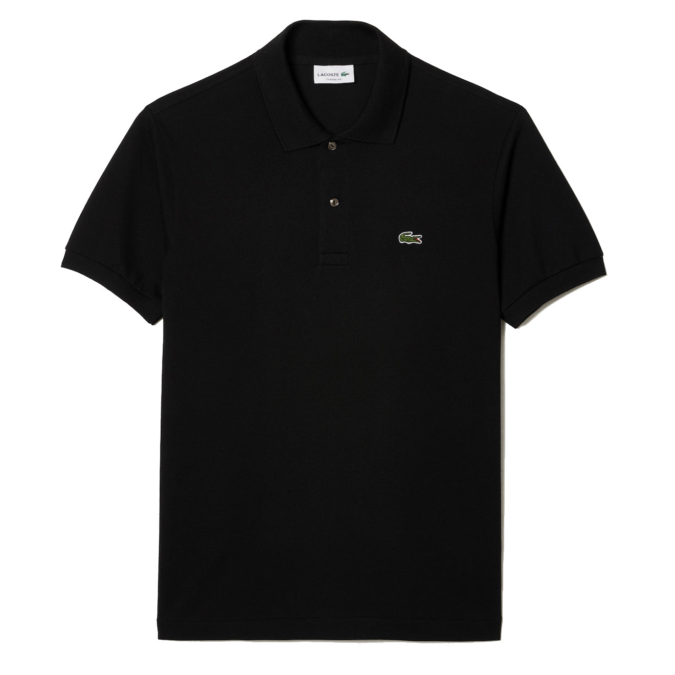 ​Lacoste Original S/S L.12.12 Petit Piqué Cotton Polo Shirt Black