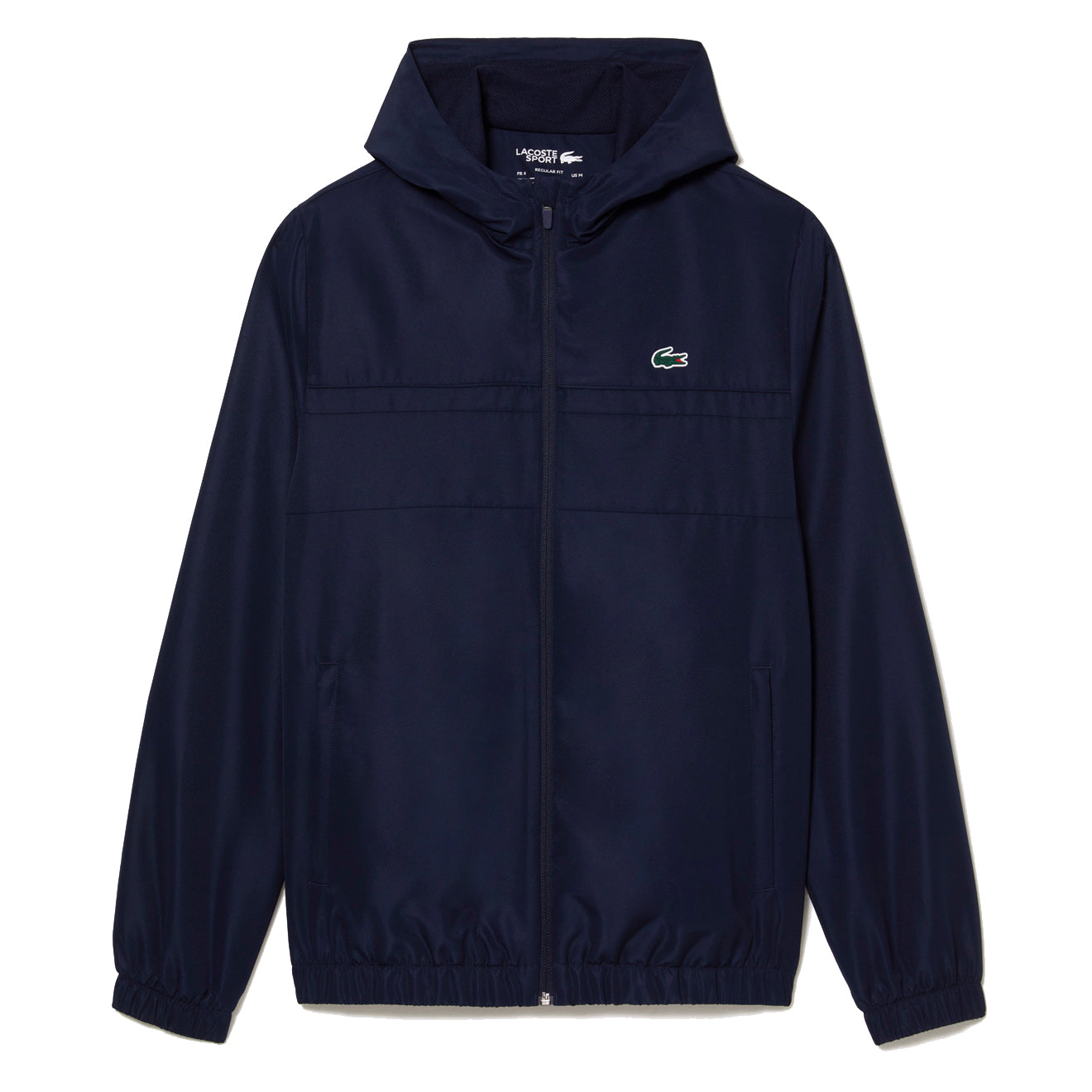 Lacoste Zipped Sport Training Jacket Navy Blue - Parasol Store