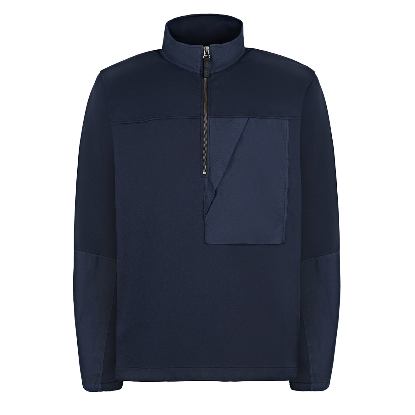 Left Hand Half Zip Sweat Navy Left Hand