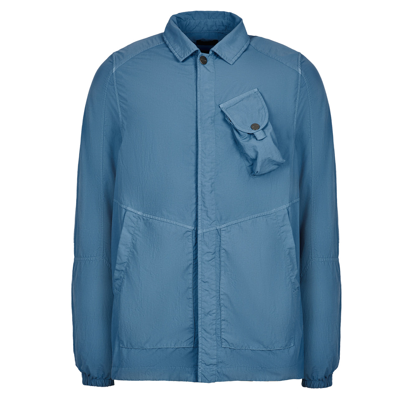 Left Hand Sesia Overshirt Mid Blue Left Hand